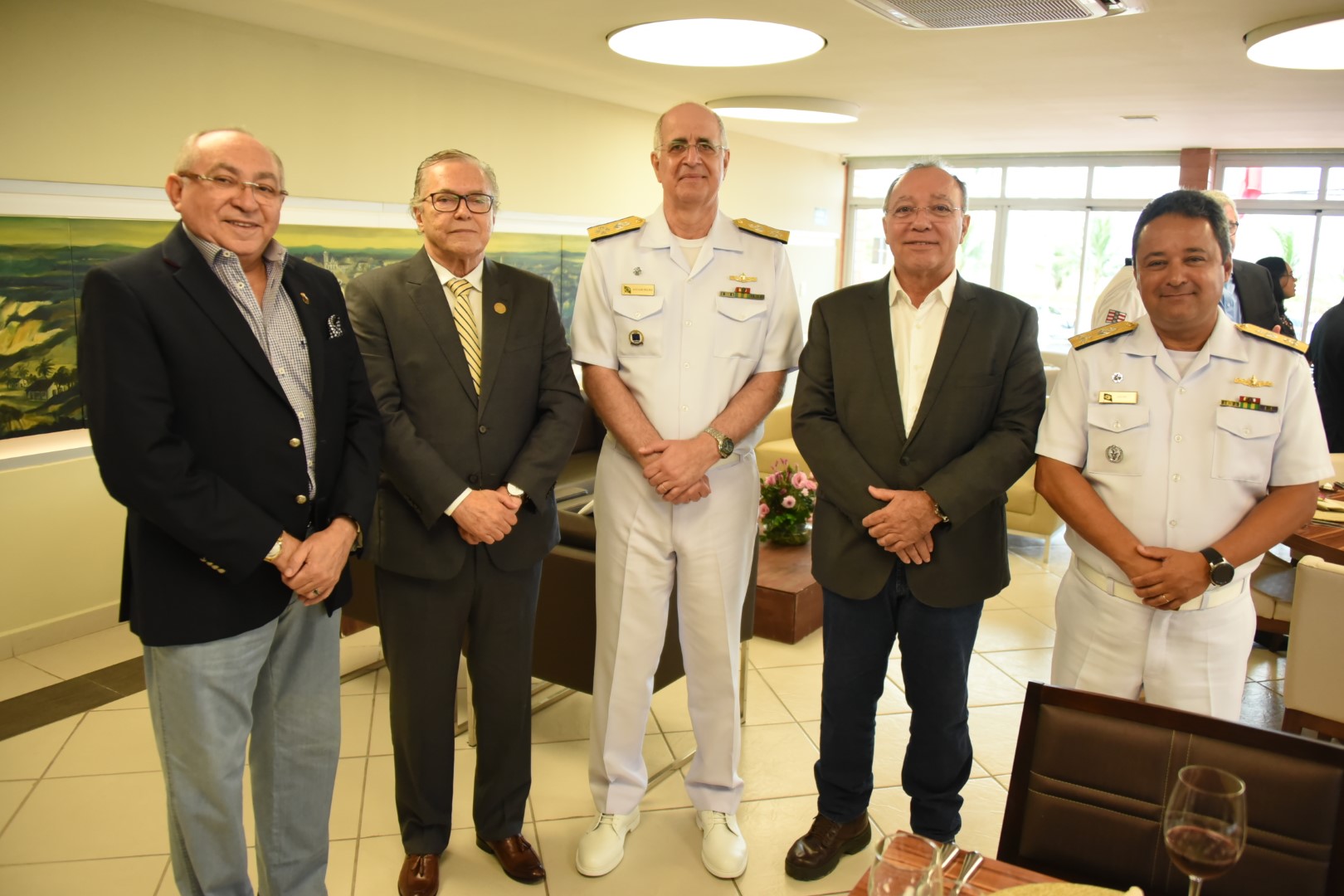Fecomércio, Sesc e Senac recepcionam Chefe do Estado-Maior da Armada